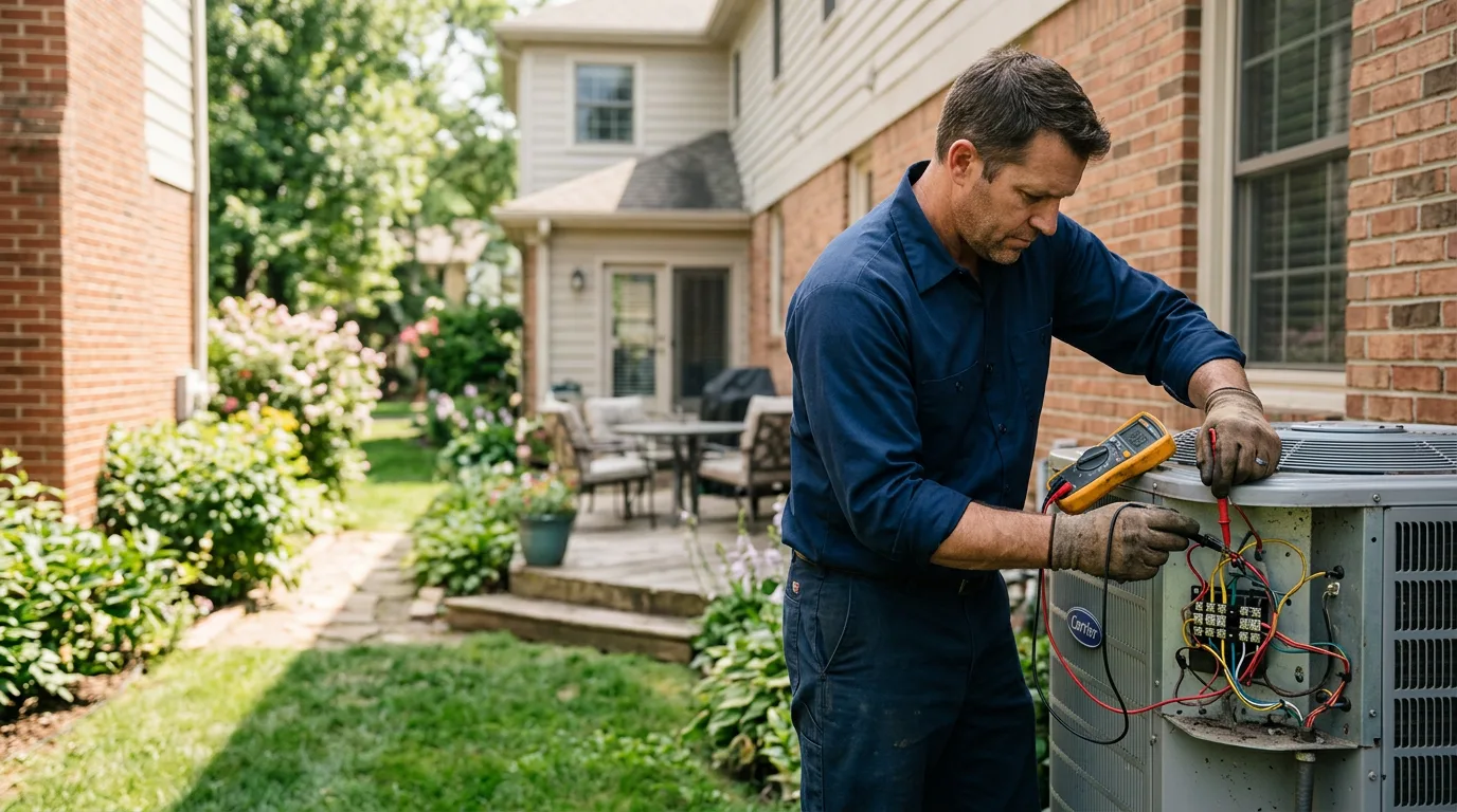 HVAC technician working near Greensboro, AL